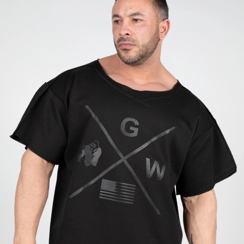 Gorilla wear Sheldon work out shirt.